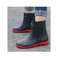 thumbnail image 6 of Fangasis Womens Rain Boots Comfort Work Shoe Slip On Garden Shoes Kitchen Non-Slip Red, Men 8.5, 6 of 9