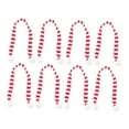 thumbnail image 5 of PAMINGONO Red White Striped Scarf Non-Woven Fabric 8Pcs 11.8x0.5x0.2In, 5 of 8