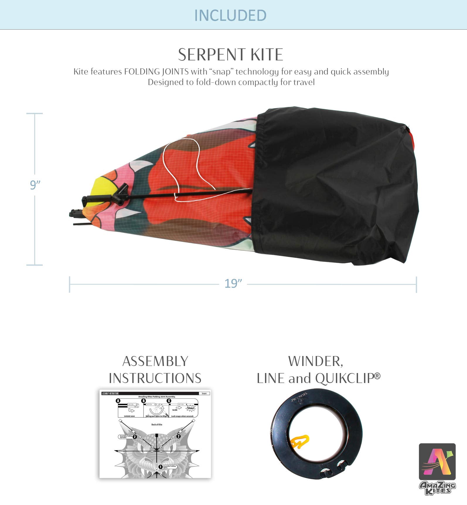 AmaZing Kites Serpent 337 Long