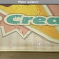 thumbnail image 6 of Ambesonne Ice Cream Place Mats Set of 4, Vintage Funky, Standard Size, Multicolor, 6 of 6