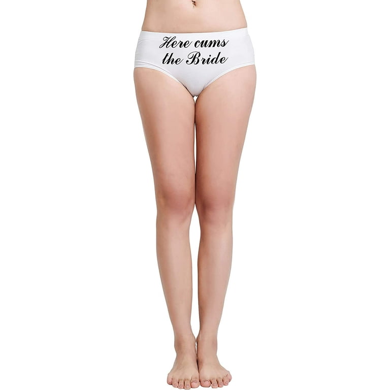 AWESOMETIVITY Bachelorette Gifts for Bride - Bridal Lingerie Underwear,  XS-XXL 