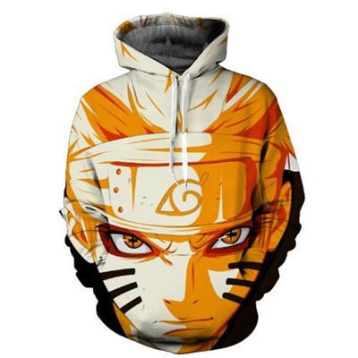 Manxiao Organization Uchiha Mustela 3D Printed Zipper Hooded Wei Animation Pullover