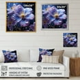 thumbnail image 4 of Designart "Blending Violets In A Mixed Setting" Violets Floater Framed Wall Decor, 4 of 5