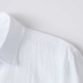 thumbnail image 7 of TOUMENY Men Linen Shirts Casual Long Sleeve Lightweight Breathable Shirt Solid Button Down Loose Fit Vacation Beach Summer Fall Tops White L, 7 of 7