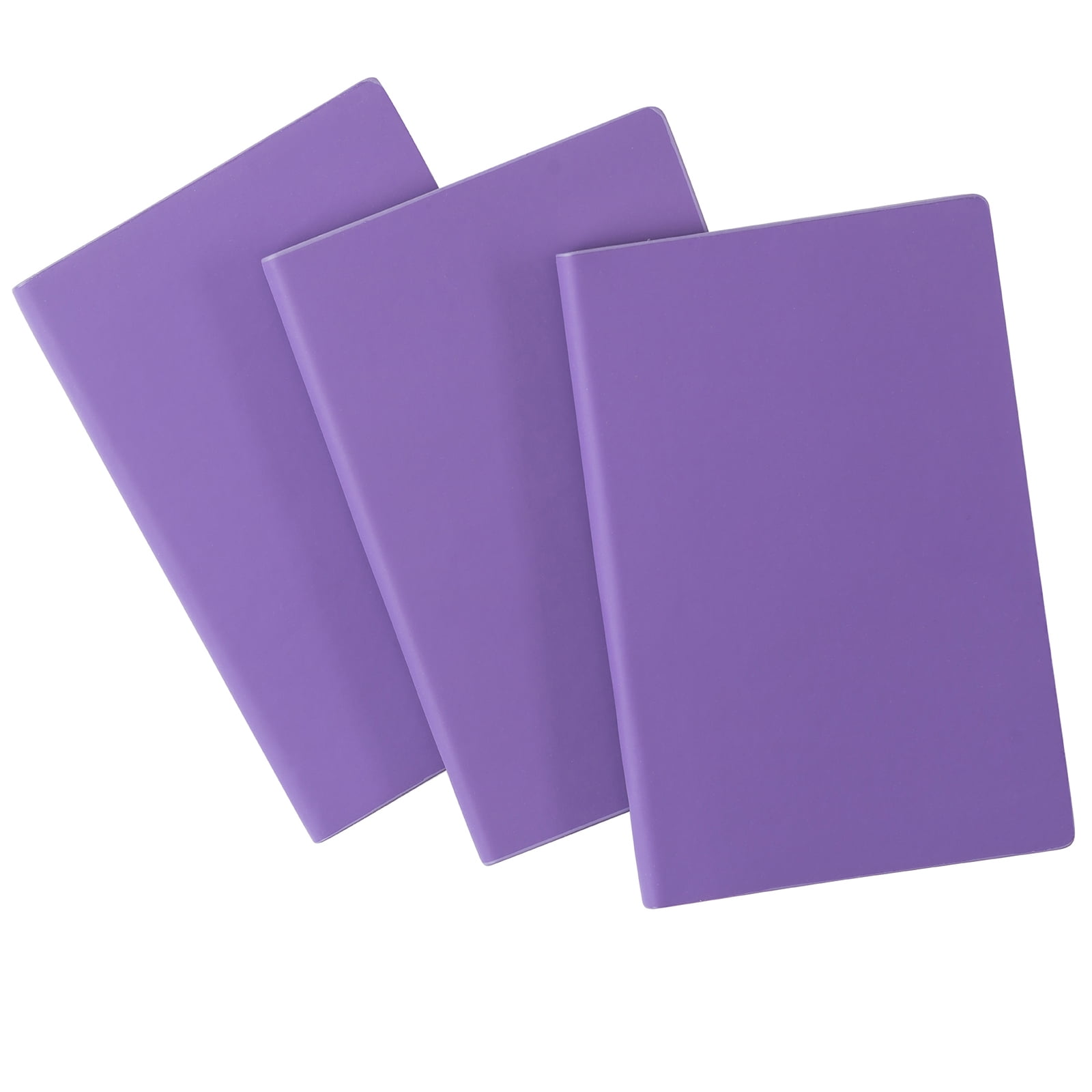 Notebook Journal Set 3Pack of Pocket Notebooks 3.5"x5.5" (Purple