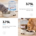 thumbnail image 4 of Alimentador Automático Para Mascotas, Bebedero Para Perros Y Gatos, Bebedero Para Perros, Alimentador De Agua Para Gatos, Dispensador De Gran Capacidad, Producto Para Perros Y Gatos Kearding PT001542-02, 4 of 6