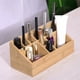thumbnail image 4 of Fiudx Organizador de Escritorio de Madera, Bandeja Multifuncional, Material Natural, Múltiples Compartimentos para Oficina, Baño o Útiles Escolares, Ordena Tu Espacio, Tamaño 23 X 10 X 10 Cm., 4 of 6