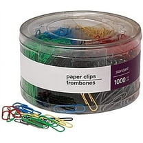 MyOfficeInnovations #1 Size Vinyl-Coated Paper Clips 1000/Tub 480108