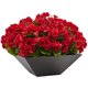 thumbnail image 1 of Planta Artificial Geranio Casi Natural con Maceta Negra, 1 of 1