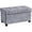 Gray, variant on Ornavo Home 30 Inch Folding Storage Ottoman with Storage Bench, Large Storage Ottoman Bench, Storage Chest, Foot Rest Stool, Bedroom Bench with Storage