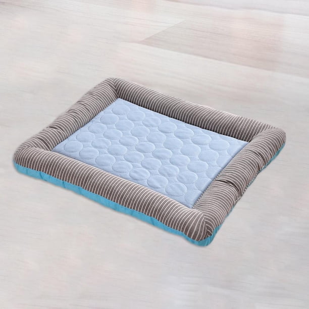 Cómolfombrilla de Enfriamiento para Mascotas, Manta de Almohada para Cama Fresca, Interior Libre, Coche, Hogar, Sala de , Suministros - Azul 76x58cm Colco Almohadillas de enfriamiento de animales