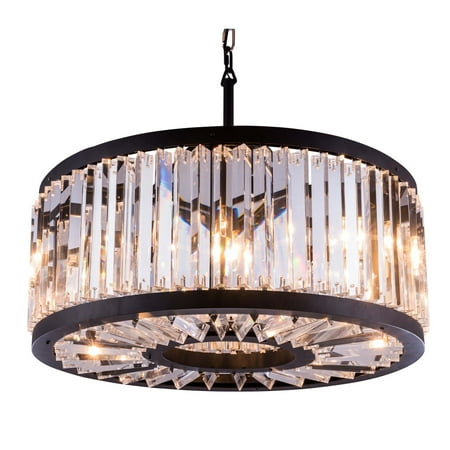 

Elegant Lighting Chelsea 28 8 Light Royal Crystal Pendant Lamp
