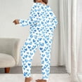 thumbnail image 6 of FDGIU ‌‌‌‌‌Women Plus Size Pajama Sets - Soft Printed 2 Piece Cute Printed Loungewear, 6 of 7