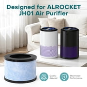 ALROCKET HEPA Air Purifier Filter Replacement for JH01, 4-Stage Filtration Filter for Dust, Pet Dander, Smoke & Odors, High-Efficiency Air Filter