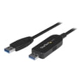 thumbnail image 1 of StarTech.com USB 3.0 Data Transfer Cable for Windows & Mac - 2m (6ft) - Direct connect adapter - USB 3.0 - USB 3.0 - black, 1 of 3