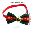 thumbnail image 3 of Methold Corbata de Navidad Animal PEQUEÑO corbata ajustable accesorio de fiesta decoración regalo de Navidad VN345 Ropa para mascotas No.01, 3 of 6