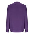 thumbnail image 6 of Lenago Womens Oversized Crewneck Sweatshirts Fashion Comfortable Round-Neck Long Sleeve Casual T-shirt Blouse Fall Winter Outfits Clothes, 6 of 7