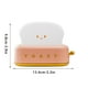 thumbnail image 2 of Ganfancp Noche de La Máquina de Pan de Carga Usb de Atenuación de Iluminación Lámpara de Mesa Led Cálido Dormitorio de Cabecera de Tiempo con El Sueño Ofertas y Liquidaciones 1X Tostadora Luz de Noch, 2 of 6