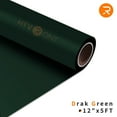 thumbnail image 2 of (3 pack) HTVRONT 12" x 5ft Heat Transfer Vinyl Dark Green HTV Rolls for T-Shirts, Clothing and Textiles, Easy Transfers, 2 of 10
