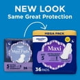 thumbnail image 3 of Equate Overnight Maxi Pads with Flexi-Wings, Extra Heavy Overnight Absorbency, Size 5, 36 Count, 3 of 13