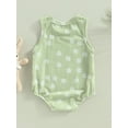 thumbnail image 4 of Bagilaanoe Newborn Baby Girl Boy Rompers Print Sleeveless Bodysuit 3M 6M 12M 18M Infant Summer Casual One Piece Jumpsuit, 4 of 8