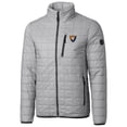 thumbnail image 2 of Cutter & Buck Gray Illinois Fighting Illini Primary Team Logo Rainier PrimaLoft Eco Insulated Full-Zip Puffer Jacket, 2 of 3
