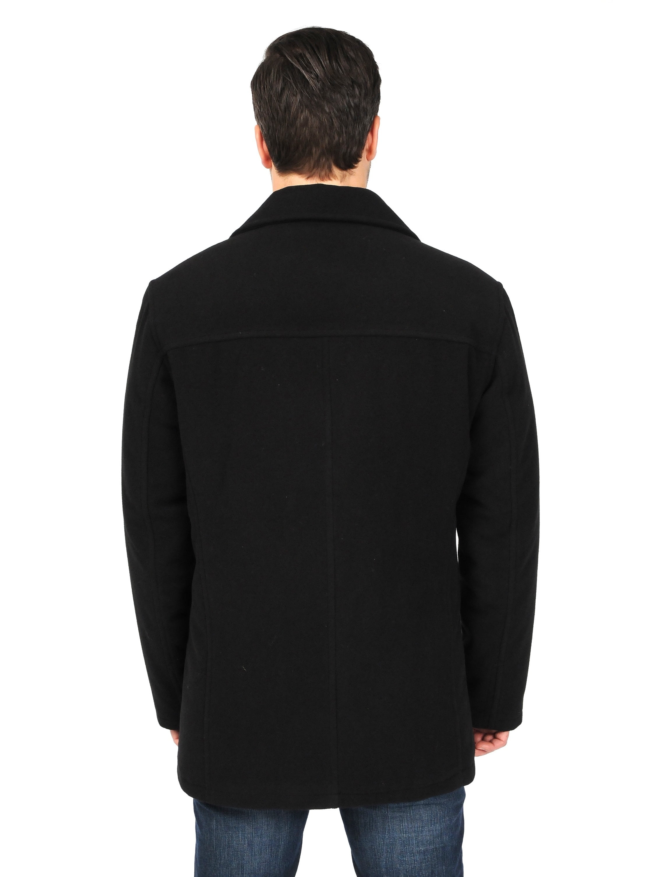 Faux Wool Peacoat