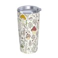 thumbnail image 2 of Kll Colorful Mushrooms And Plants Stainless Stainless Steel Vacuum Insulated Coffee Cup 20 Oz Lids And Straws,1 Metal Straws,1 Cleaning Brush, 2 of 9