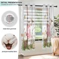thumbnail image 3 of Yayeee Window Curtains Light Filtering 63"x42" Grommet Panel Pair Home Living Room Decor, Rabbit Bird, 3 of 7