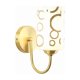 thumbnail image 1 of Golden Chinese style copper wall lamp retro glass design suitable for bedroom, corridor, bar, cafe, 1 of 4