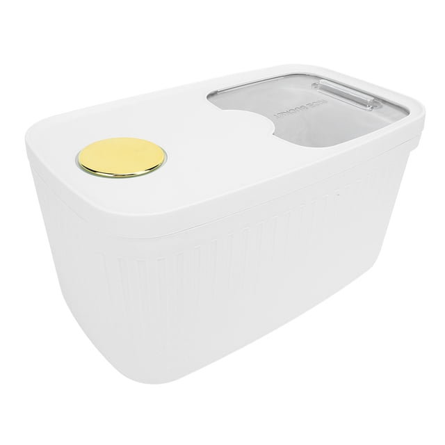 10kg Rice Storage Box Airtight Rice Grain Container with Keeping Function Transparent Window for Kitchen Organization 22lb Pet