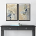 thumbnail image 4 of Framed Canvas Print Wall Art Set of 2 Abstract Floral Botanical Modern Art for Living Room, Bedroom, Office - 24"x36"x2 BLACK, 4 of 7