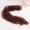 thumbnail image 2 of Handbag Chain Strap Acrylic Chain Strap Replacement Handle For Shoulder Bag Handbag Coffee Bean, 2 of 4