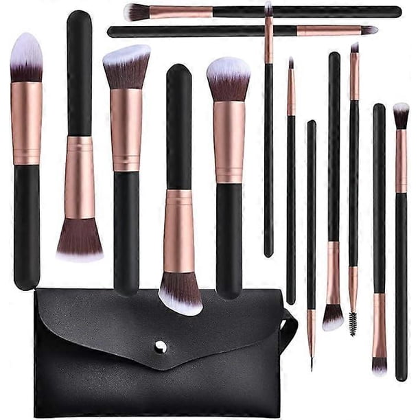 makeup brushes,14 Pcs rose gold makeup brush set,face and eye brush,suitable for foundation,powder,and eyeshadow.