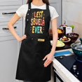 thumbnail image 3 of Kitchen 2 Pack Bib Apron Set - Adjustable with 2 Pockets Fun " Lest Sbuela Ever " Colorful Design Perfect for Cooking & Baking for Men & Women, 3 of 6