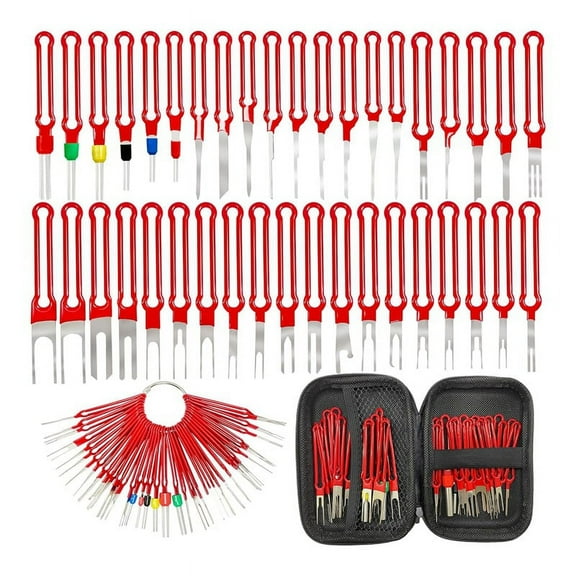 Terminal Removal Tool Kit 39 Pcs, Upgraded Pin Extractor Tool Wire Connector Electrical P，0k544