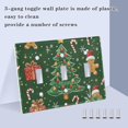 thumbnail image 3 of Yayeee Toggle Light Switch Wall Plate 2-Gang 4.56"x4.48" Decorative Outlet Cover, Christmas Tree, 3 of 7