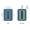 thumbnail image 3 of ElectroCookie Mini PCB Prototype Board Solderable Breadboard for DIY Electronics, Compatible for Mini Arduino Soldering, 3 of 4