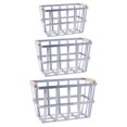 thumbnail image 1 of DII Asst Juego de 3 cestas urbanas modernas de metal galvanizado, 1 of 2
