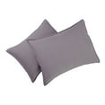thumbnail image 6 of Allswell Cotton Linen Blend Quilt Set, Hazy Purple, Full/Queen, 6 of 7