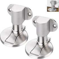 Yardley London Magnetic Door Stopper Floor Mount Silver 2 Pack