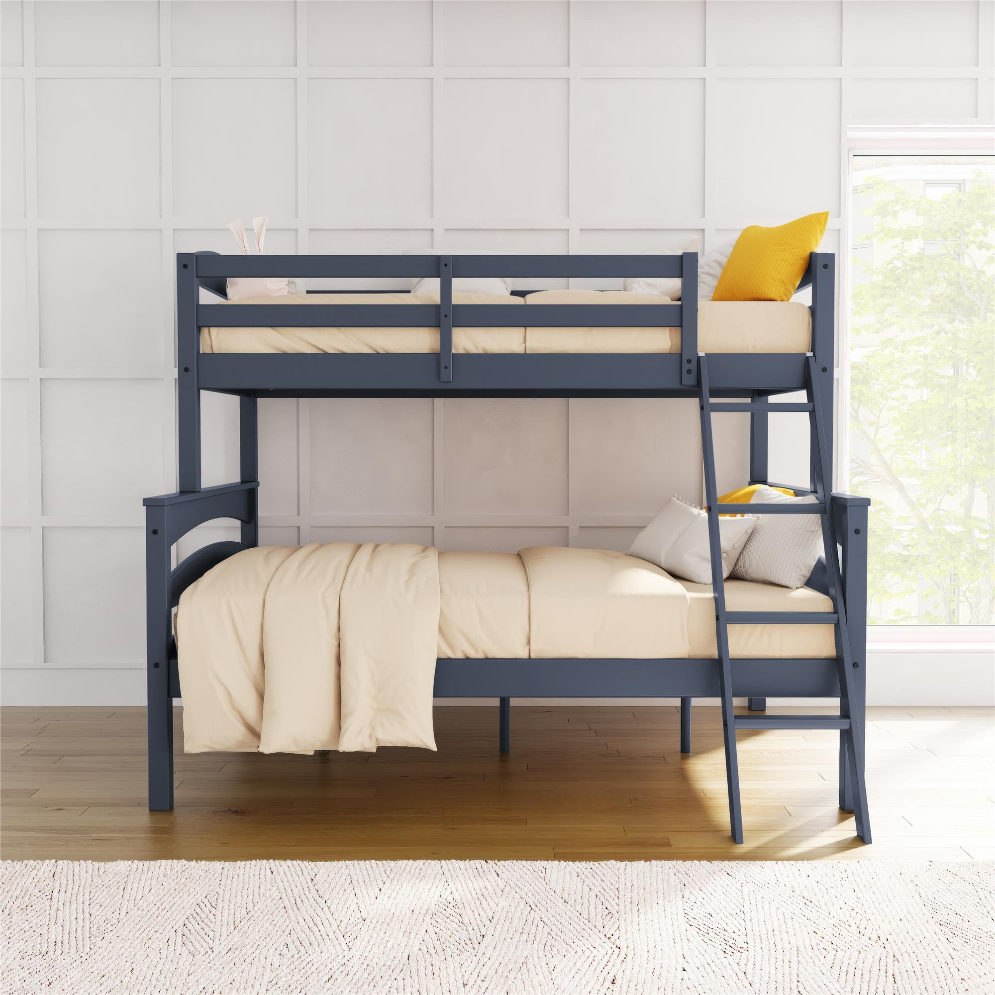Better homes and gardens mainstays twin over twin wood bunk bed online