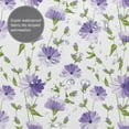 thumbnail image 3 of Rateoe Purple Chicory Shower Curtain - Fancy Bathroom Shower Curtain Sets - Waterproof Shower Curtain with Hooks with 12 Plastic Hooks 72x72 Inches, 3 of 5