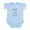 Sky Blue, variant on CafePress - Warrior Yoga Pose: Infant Bodysuit - Baby Light Bodysuit, Size Newborn - 24 Months