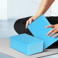 thumbnail image 5 of ATERCEL Yoga Blocks EVA Foam Fitness Yoga Stability & Strength Training 2 Pack 9"x6"x4", 5 of 7