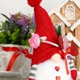 thumbnail image 6 of nvzhuang Valentine's Day Gnome Plush Toy with Heart Lighted Adorable Knomes Doll for Party Home Office Decorations, 6 of 8