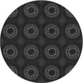 thumbnail image 1 of Ahgly Company Tapis Rond Lavable en Machine Intérieur Transitionnel Gris Minuit, 6 Pieds Rond, 1 of 7