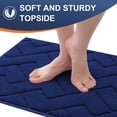 thumbnail image 5 of Buganda Indoor Doormat for Entrance, Washable Dirt Trapper Front Door Rug, Absorbent Non-Slip Low-Profile Door Mat(36"x24", Navy), 5 of 8