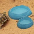 thumbnail image 6 of Toysmith 2 Pieces Reptile Water Bowls Feeding Bowl for Snake Chameleon Bearded Dragon luminous blue, 6 of 9