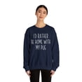 thumbnail image 3 of Pug Dog Mom Mothers Day Sweatshirt, Gifts, Crewneck, 3 of 4